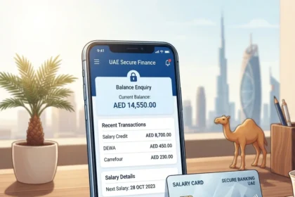 FAB balance check guide for Ratibi salary card and online banking