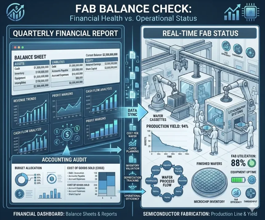 Fab Balance Check process overview in financial and semiconductor industry
