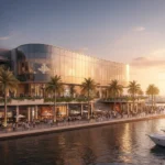 The Galleria Al Maryah Island waterfront exterior view in Abu Dhabi