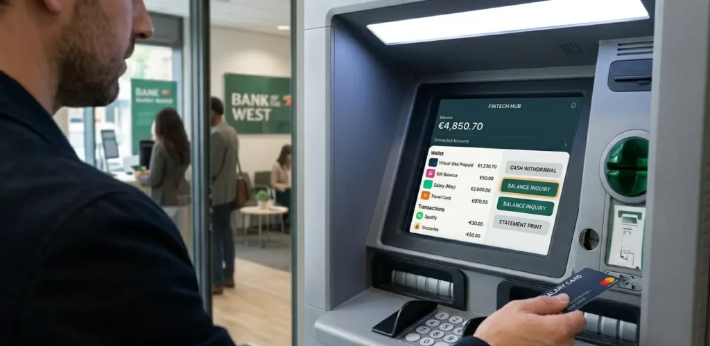 Checking Lulu card balance at ATM