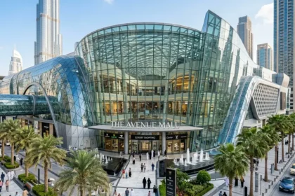 Al Manara Centre Dubai exterior modern architecture view