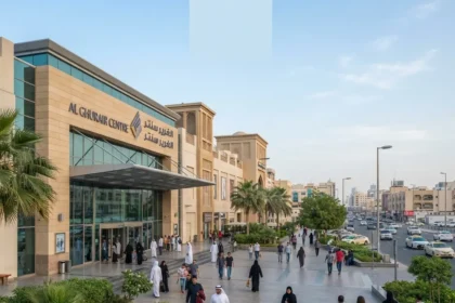 Al Ghurair Mall Dubai exterior on Al Rigga Road in Deira