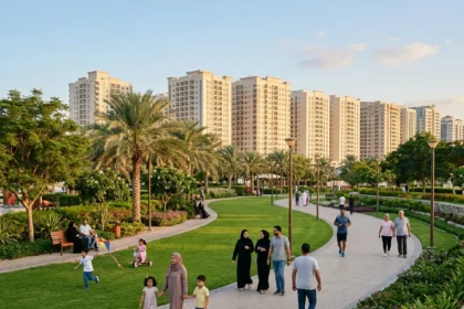 l Nahda Park Sharjah green space and family walking area