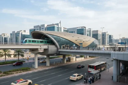 Dubai Airport Free Zone Metro Station 1 in Dubai